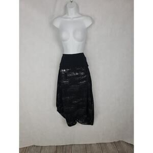 IGOR DOBRANIC Skirt Dress Maurio Black Stretch Size S 38/40 Made in Croatia